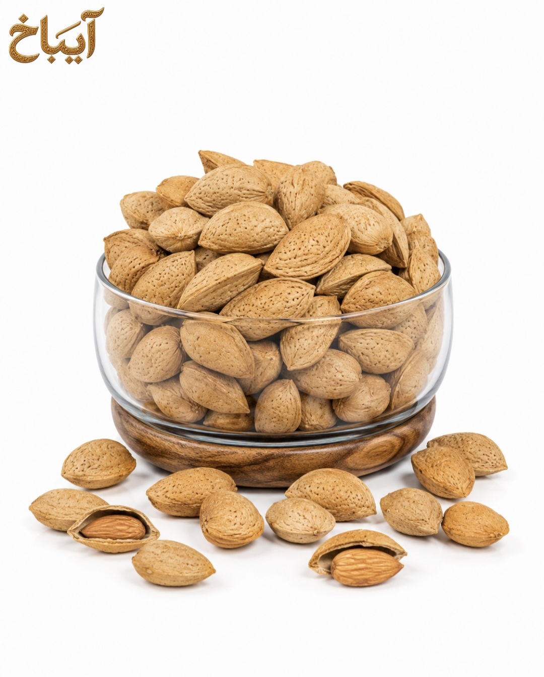 بادام درختی سنگی با مغز تازه و خوش طعم
